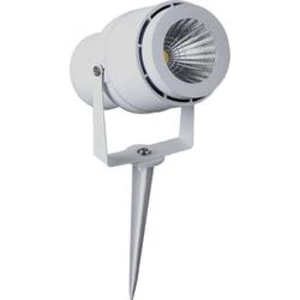 LED venkovní stojací LED lampa V-TAC VT-857 7549, pevně vestavěné LED, 12 W, bílá