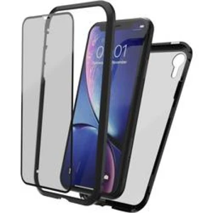 Hama Magnetic+Glas+Displayglas zadní kryt na mobil černá, transparentní