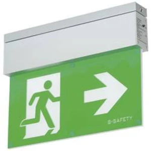 LED nouzové osvětlení únikových cest montáž na strop východ, úniková cesta, vpravo, vlevo B-SAFETY L-LUX STANDARD BR559080