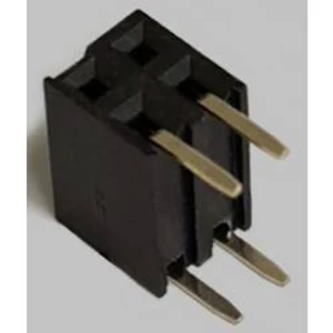 Zásuvková lišta BKL Electronic 10122240, řádky 2, kontakty na řádek 2, 1 ks
