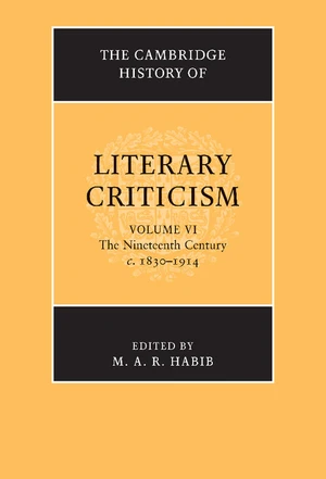 The Cambridge History of Literary Criticism
