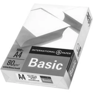 Papír do tiskárny, International Paper IP Basic 88070920, A4, 80 g/m2, 500 ks