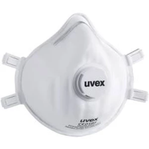 Respirátor proti jemnému prachu, s ventilem Uvex 8732310, třída filtrace FFP3, 15 ks