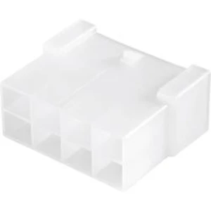 Konektor, 6,3 mm, 1 - 2,5 mm², 8pólové, transparentní