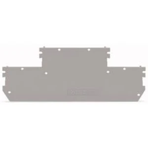 Koncová a oddělovací deska, WAGO 870-168, 88.6 mm x 1 mm x 37.1 mm , 100 ks