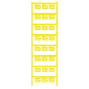 Conductor markers, MultiCard, 12 x 9,3 mm, Polyamide 66, Colour: Yellow Weidmüller Počet markerů: 120 SFC 2.5/12 MC NE GEMnožství: 120 ks