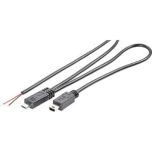 Mikro&Mini USB kabel BKL Electronic 10080102, zástrčka rovná, 1,5 m