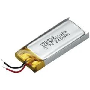 Akumulátor Li-Pol Renata, 3,7 V, 250 mAh, ICP521630PM