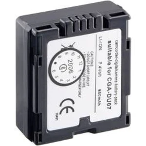 Akumulátor pro Panasonic CGA-DU07/VW-VBD07/CP861, 251165, 7,2 V, 600 mAh