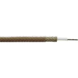 Koaxiální kabel Huber & Suhner RG 179 B/U (22510044), 75 Ω, stíněný, hnědá, 1 m