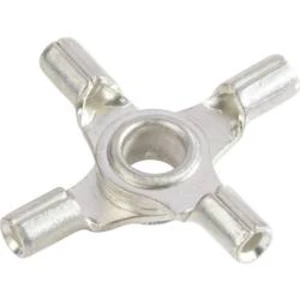 Křížové oko Vogt Verbindungstechnik 3509a4 3509a4, průřez 1 mm², průměr otvoru 4 mm, bez izolace, kov, 1 ks