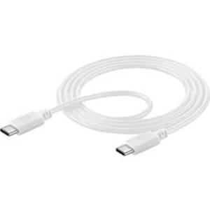 Kabel Cellularline USBDATACUSBC-CW, 1.20 m, bílá