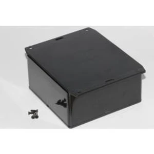 Univerzální pouzdro Hammond Electronics 1591UF2BK 1591UF2BK, 120 x 120 x 59 , ABS, černá, 1 ks
