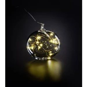 Vánoční koule Krinner Lumix Light Ball M 76040, transparentní