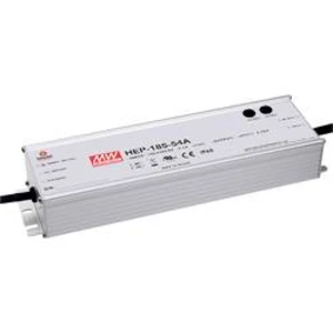 AC/DC vestavný zdroj Mean Well HEP-185-48A, 48 V/DC, 3900 mA, 185 W, otevřené konce kabelu