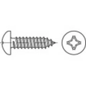 Čočkové šrouby do plechu TOOLCRAFT 144976, N/A, 6.5 mm, ocel, 100 ks