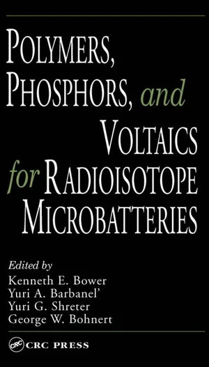 Polymers, Phosphors, and Voltaics for Radioisotope Microbatteries