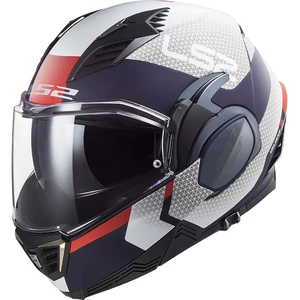 Výklopná moto přilba LS2 FF900 Valiant II Citius P/J  Gloss White Blue  M (57-58)