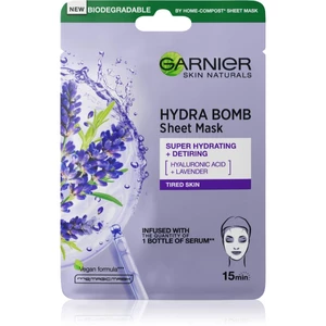 Garnier Hydra Bomb plátýnková maska s vysoce hydratačním a vyživujícím účinkem 28 g