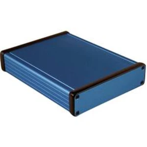Univerzální pouzdro hliníkové Hammond Electronics, (d x š x v) 160 x 125 x 30,5 mm, modrá