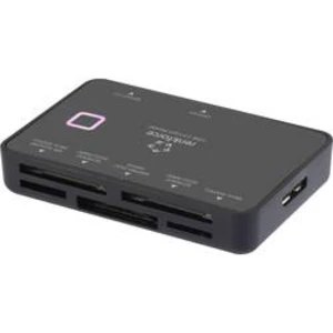 Externí čtečka paměťových karet Renkforce CR33e-S RF-4217421, USB 3.2 Gen 1 (USB 3.0), černá