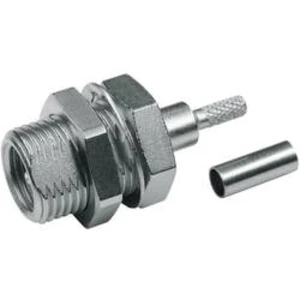 FME konektor - zástrčka, vestavná rovná Telegärtner J01700A0013 5.90 mm, 50 Ω, 1 ks