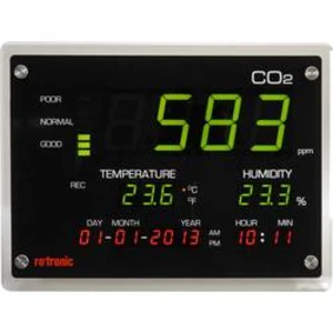 Měřič oxidu uhličitého (CO2) rotronic CO2-Display, 0 - 5000 ppm