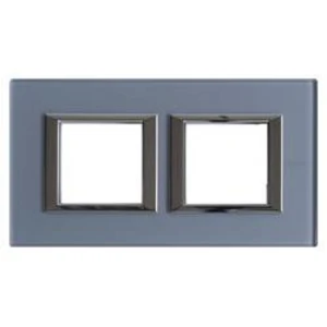 Legrand rám Axolute modrá HA4802M2HVZS