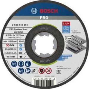 Sada řezných kotoučů Bosch Accessories 2608619266 Průměr 115 mm 10 ks