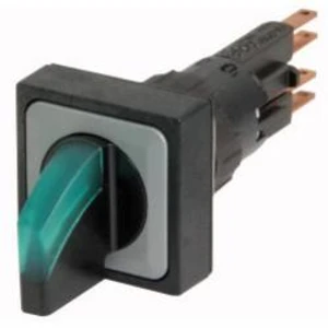 Tlačítko volby Eaton Q25LWK3R-GN/WB, otočný přepínač, černá, 1 ks