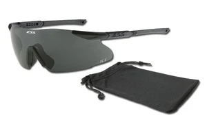 Univerzálne ochranné okuliare ESS® ICE-1 - Grey (Farba: Čierna, Šošovky: Dymovo sivé)