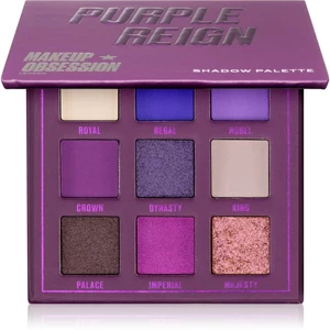 Makeup Obsession Mini Palette paletka očních stínů odstín Purple Reign 0,38 g