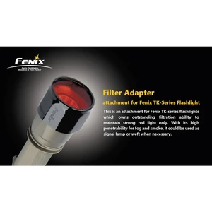 Fenix Light FENAD302R farebný filter  TK10, TK11, TK12, TK15, TK20 červená