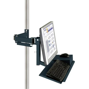 Manuflex ZB8286.7016  Štandardná podpora monitorov pre CANTOLAB a ALU s povrchom klávesnice a myši, adaptér VESA 100 mm