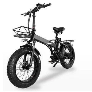 [EU Direct] B2 48V 15AH 750W 20in Folding Moped Electric Bicycle 100km Max Mileage Mechanical Disc Brake Electric Bike
