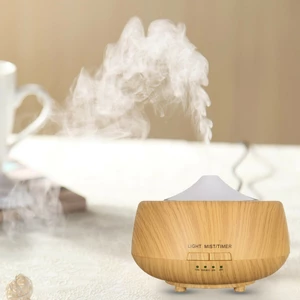Ultrasonic Color Changing Wood Grain LED Aroma Diffuser Humidifier Aromatherapy Spa Essential Oil