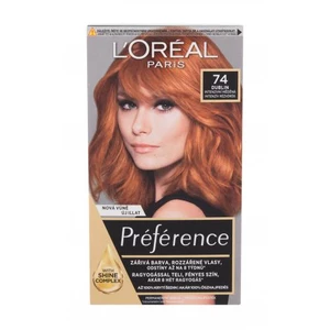 L´Oréal Paris Préférence Féria 60 ml farba na vlasy pre ženy poškodená krabička 74 Mango na všetky typy vlasov; na farbené vlasy