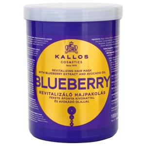 Kallos Blueberry revitalizačná maska pre suché, poškodené, chemicky ošetrené vlasy 1000 ml