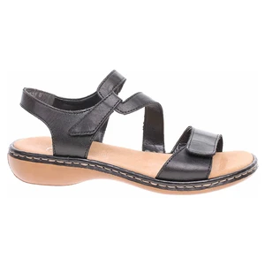 Dámske sandále Rieker 659C7-00 schwarz 39