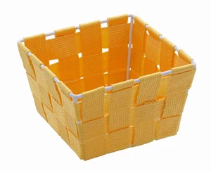 WENKO Úložný box čtvercový ADRIA pomerančový 9x14x14 cm