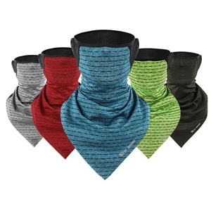WEST BIKING Unisex Multifunction Ice Silk Triangle Scarf Wind-proof Anti-UV Dust-proof Neck Protector Face Mask Cycling