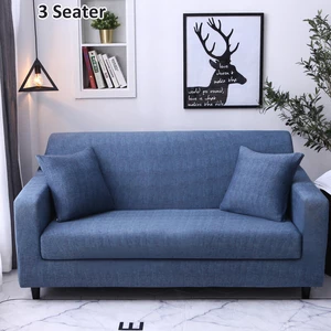 1/2/3 Seaters Sofa Cover Pillow Covers Elastic Chair Seat Protector Stretch Slipcover Home Office Furniture Accessories