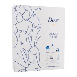 Dove Nourishing Beauty Gift Set dárková kazeta sprchový gel Deeply Nourishing 250 ml + tělové mléko Rich Care 250 ml + antiperspirant Original 150 ml