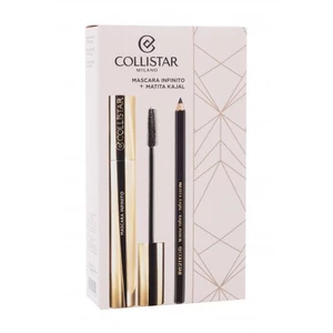 Collistar Infinito Set dárková kazeta řasenka Infinito 11 ml + tužka na oči Kajal Pencil 1,2 ml Black Extra Black objemová řasenka
