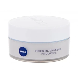 Nivea Refreshing 24H Moisture 50 ml denní pleťový krém pro ženy na normální pleť; na smíšenou pleť; na dehydratovanou pleť; výživa a regenerace pleti