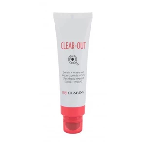 Clarins Clear-Out Blackhead Expert Stick + Mask 50 ml pleťová maska pro ženy na smíšenou pleť; na mastnou pleť; na problematickou pleť s akné