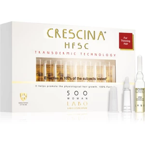 Crescina Transdermic 500 Re-Growth starostlivosť pre podporu rastu vlasov pre ženy 20x3,5 ml