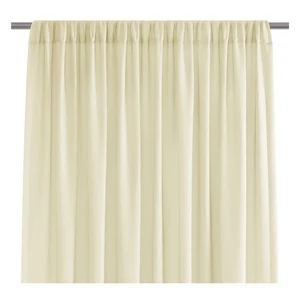 Svetložltý záves AmeliaHome Voile Pleat, 160 x 300 cm