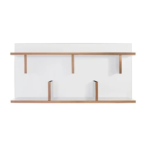 Biely nástenný policový systém TemaHome Bern, šírka 90 cm