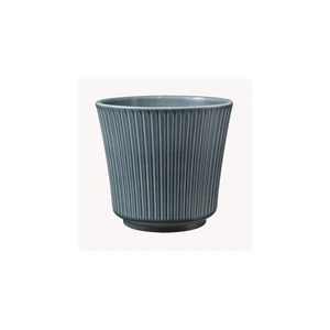 Modrý keramický kvetináč Big pots Delphi, ø 16 cm